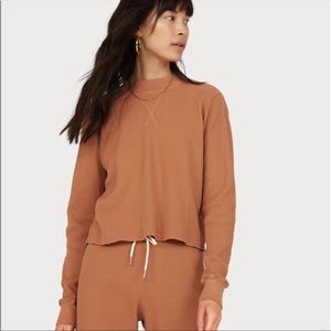 MATE the label organic boxy thermal crop in ‘Sedona’ size XS